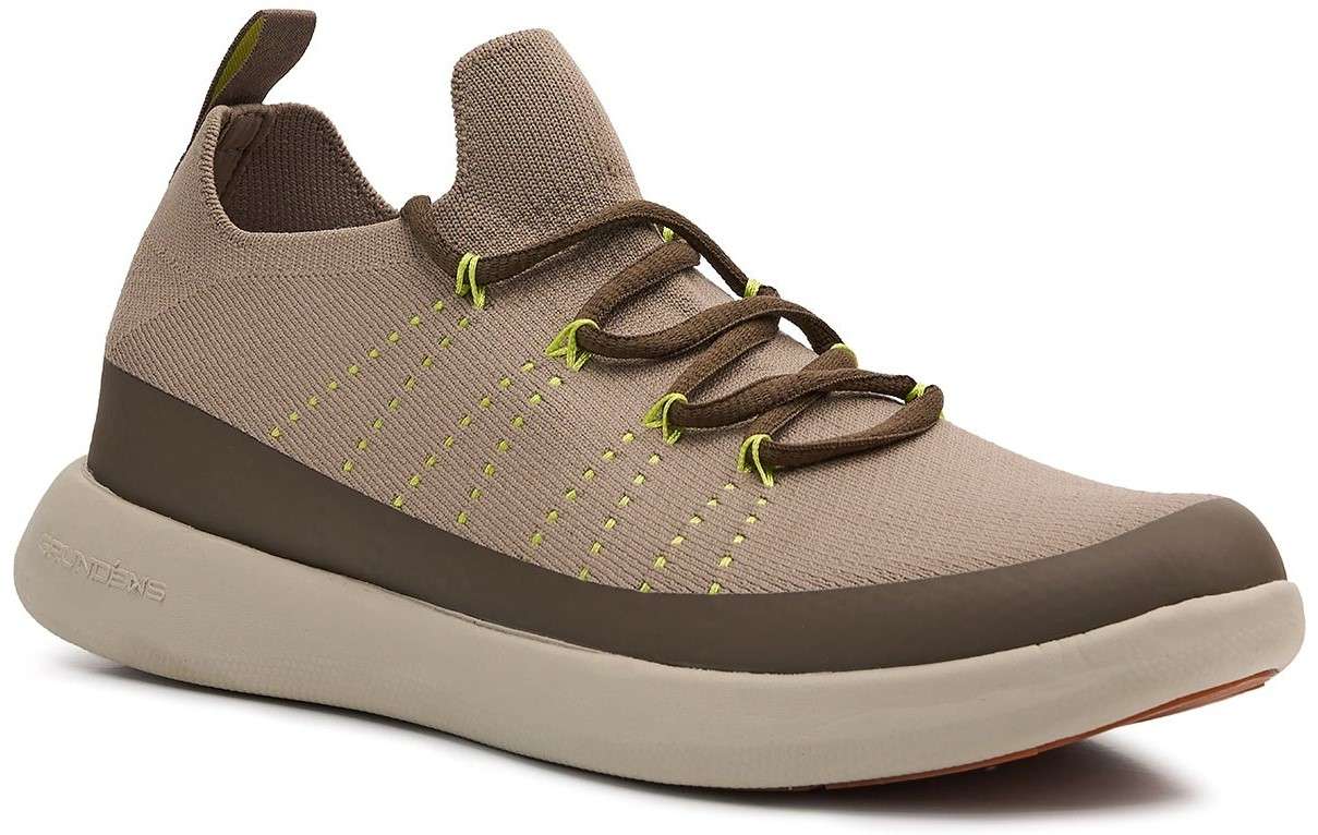 Grundens Sea Knit Boat Shoe - Stone - 10