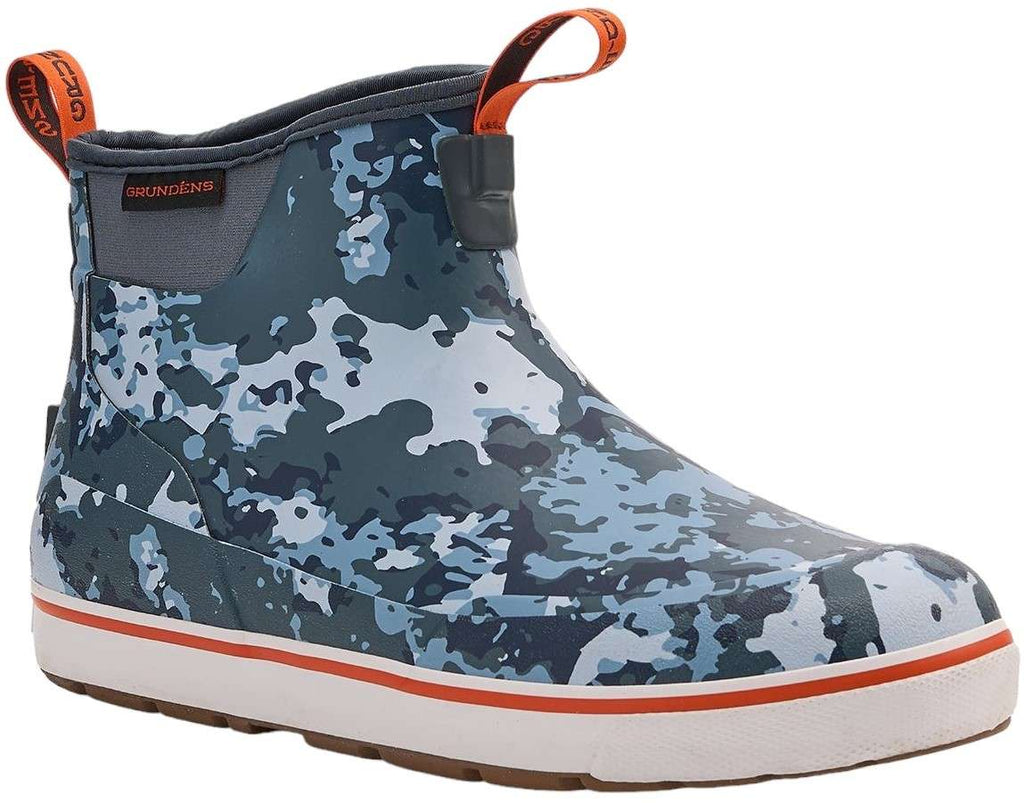 Grundens Deck Boss Ankle Boot - Flats Camo Storm - 14