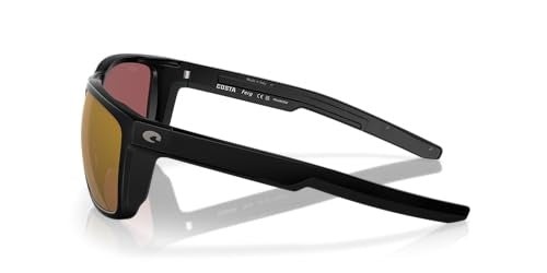 Costa Ferg 580G Polarized Sunglasses, in Matte Black Frame/Gold Mirror Lens | by West Marine
