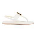 OluKai La'I T-Bar Women's Shoes White/White : 8 B - Medium, Manmade