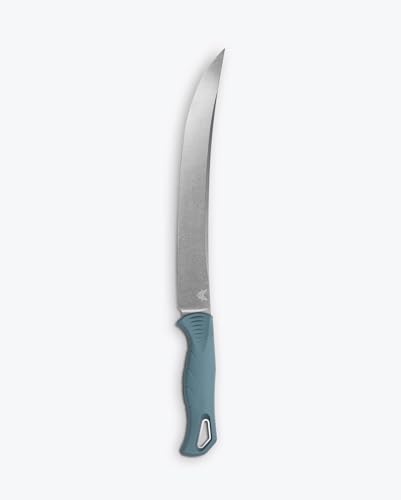 Benchmade Fishcrafter Outdoor Knife with Fixed Blade and SelectEdge Trailing Point (Depth Blue)