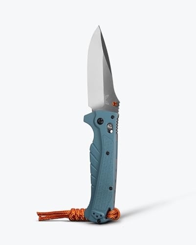 Benchmade 18060 Adira Outdoor Knife with Axis Lock, and Drop-Point Style Blade (Depth Blue)