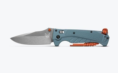Benchmade 18060 Adira Outdoor Knife with Axis Lock, and Drop-Point Style Blade (Depth Blue)
