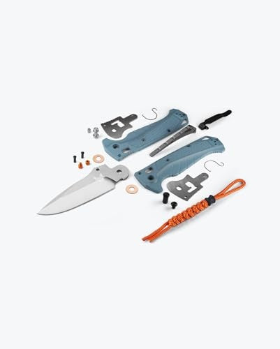Benchmade 18060 Adira Outdoor Knife with Axis Lock, and Drop-Point Style Blade (Depth Blue)
