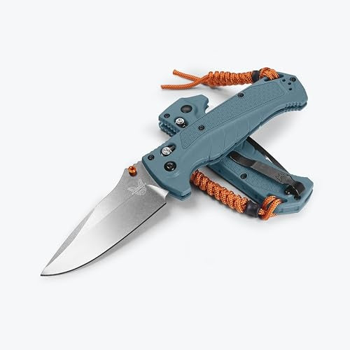 Benchmade 18060 Adira Outdoor Knife with Axis Lock, and Drop-Point Style Blade (Depth Blue)