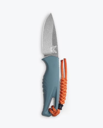 Benchmade 18050 Intersect Knife, 6.55", Drop-Point Blade, Depth Blue