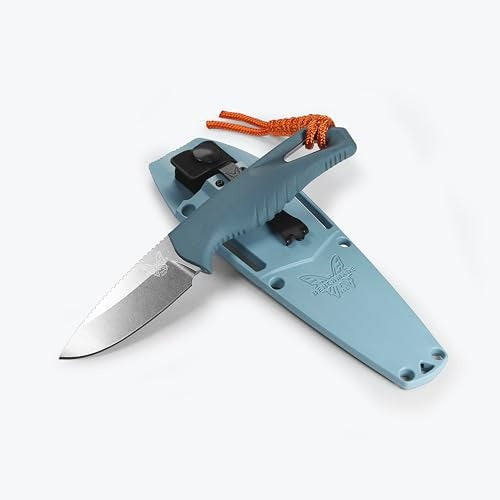 Benchmade 18050 Intersect Knife, 6.55", Drop-Point Blade, Depth Blue
