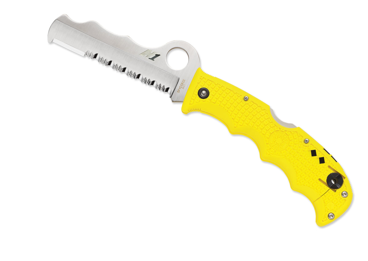 Spyderco Assist Salt FRN Yellow Steel