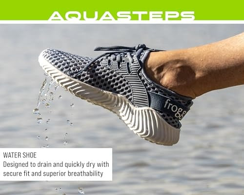 FROGG TOGGS Women's Aquasteps Water Shoes, Blue, 9