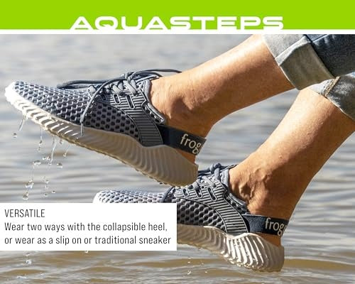 FROGG TOGGS Women's Aquasteps Water Shoes, Blue, 7