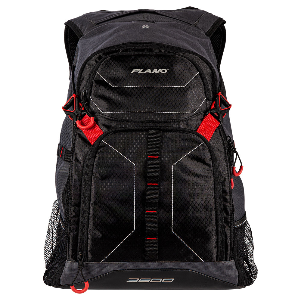 Plano E Series Water Resistant Fishing Tackle Box Backpack W/ Pockets  Black