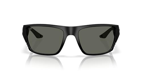 81548115 Finlet 580G Glass Polarized Sunglasses for Men - Matte Black & Gray - Large