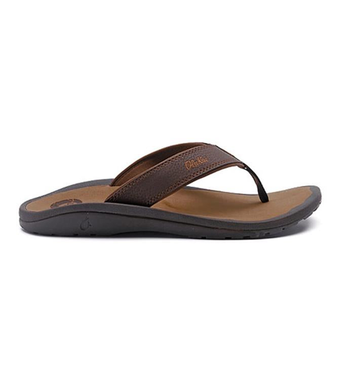 OluKai Ohana Flip-Flop Dark Java - Size 14