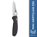 Benchmade Pardue 555-S30V Mini Griptilian Steel Knife Black