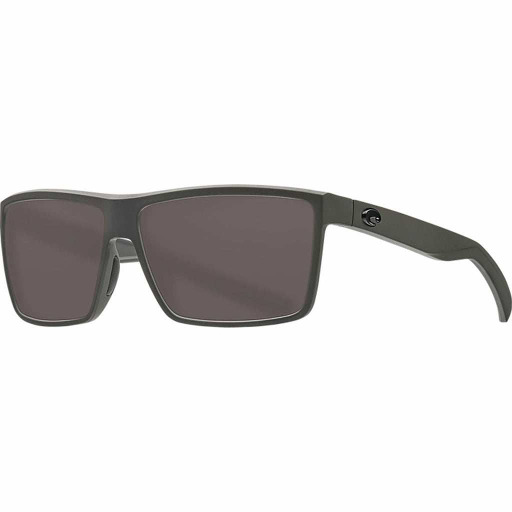 Costa Del Mar Rinconcito 9016 Sunglasses 901602 - 11 Matte Black - Gray 580p Men Rectangle