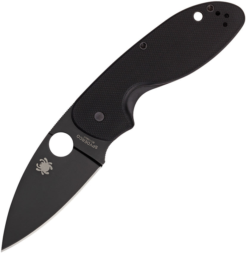 Spyderco Efficient Black Oxide Folding Pocket Knife