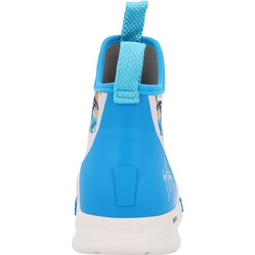 Xtratuf 6" Ankle Deck Sport Boots White/Dresden Blue Size 12