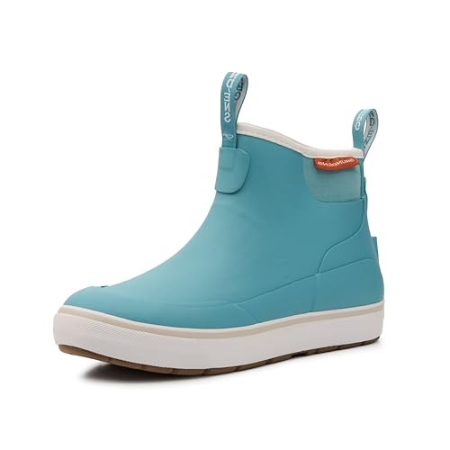 Grundens Women's Deck-Boss Ankle Boots, in Gulf Blue, Size 9 | by West Marine