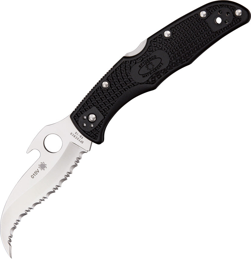 Spyderco Matriarch 2 FRN Handle with Emerson Opener, Black