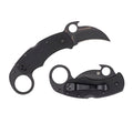 Spyderco Karahawk All Black Stainless Steel Knife OS