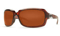 Costa Women's Isabela 580P Polarized Sunglasses, in Tortoise Frame/Copper Mirror Lens | by West Marine
