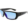 Costa Tuna Alley 580P Polarized Sunglasses, in Blackout Frame/Blue Mirror Lens | by West Marine
