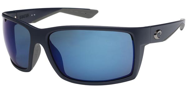Costa Reefton 580P Polarized Sunglasses, in Matte Blue Frame/Blue Mirror Lens | by West Marine
