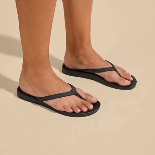 Olukai Women's 'Uiki Sandals, in Lava Rock/Lava Rock, Size 9 | by West Marine