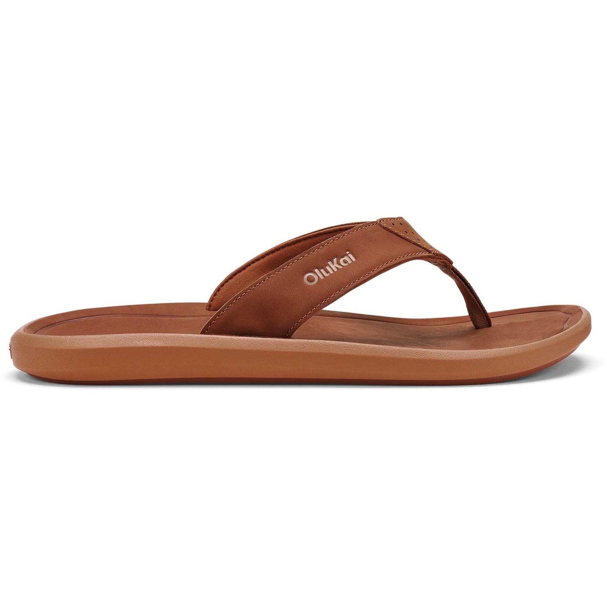 Olukai Men's Pili Sandals, in Ash/Mood Indigo, Size 10 | by West Marine