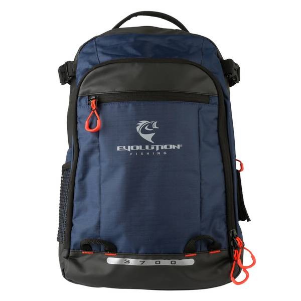Evolution Outdoor Smallmouth Backpack 3700 1 Tray Included, Blue, Large, 34040-EV