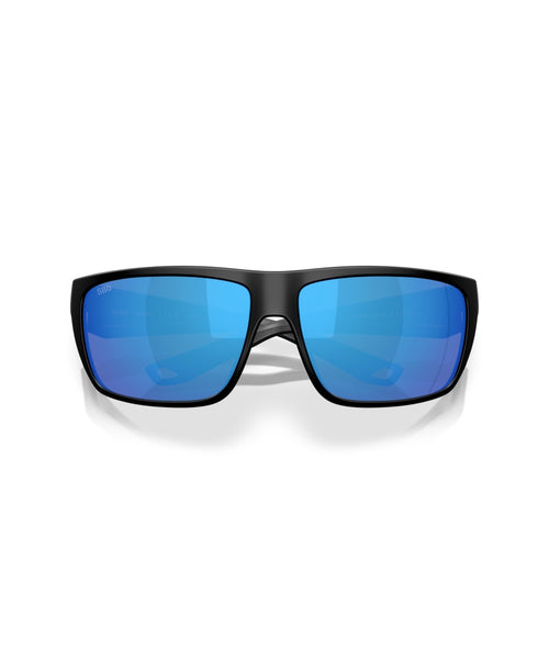 Costa 580G Polarized Sunglasses Matte Black/Blue Mirror One Size