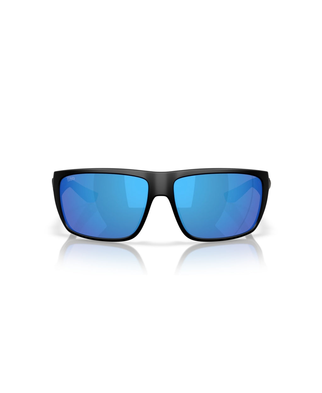 Costa 580G Polarized Sunglasses Matte Black/Blue Mirror One Size
