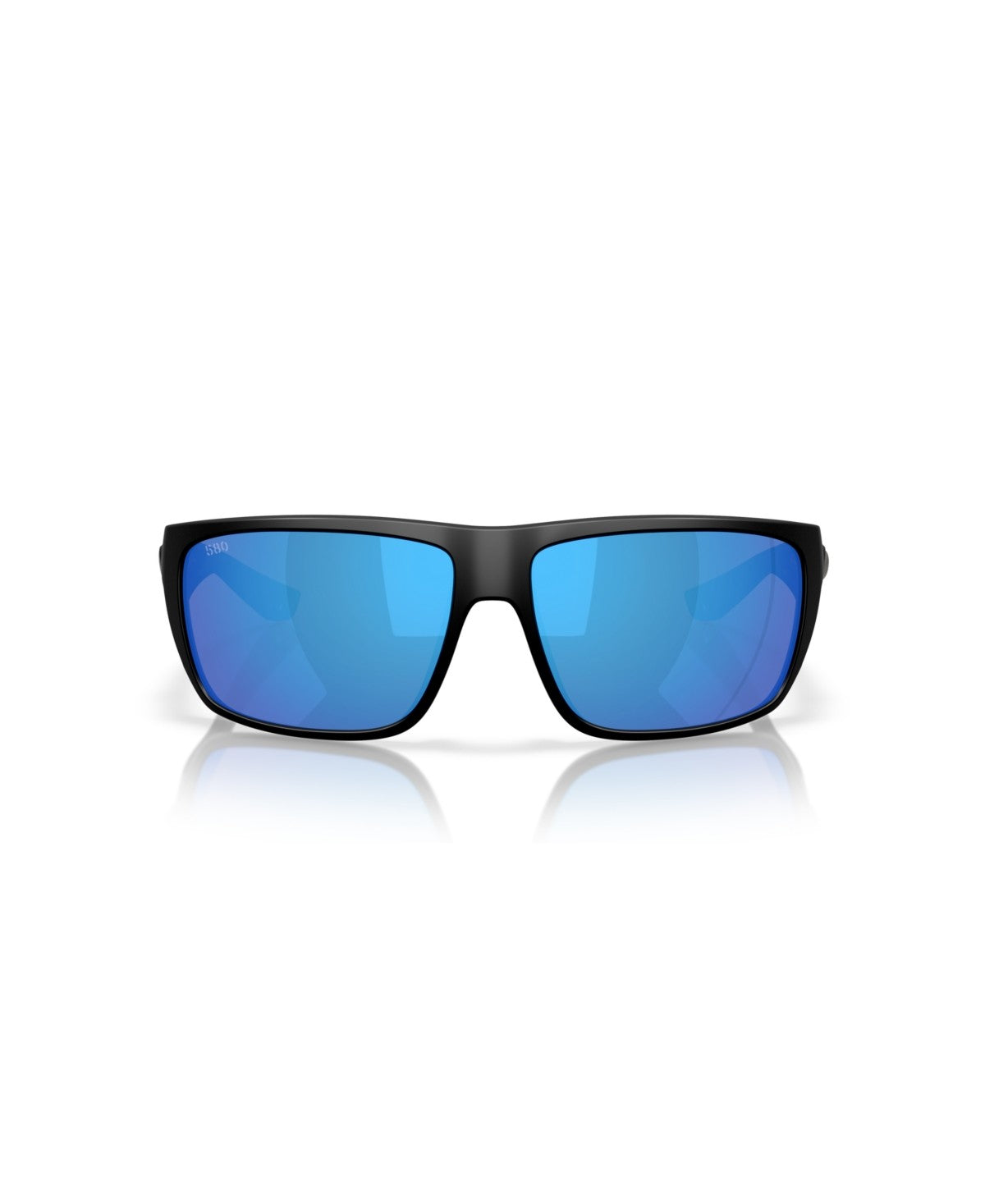 Costa 580G Polarized Sunglasses Matte Black/Blue Mirror One Size