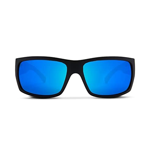 Pelagic Fish Whistle Polarized Sunglasses, in Black Frame/Blue Lens | by West Marine