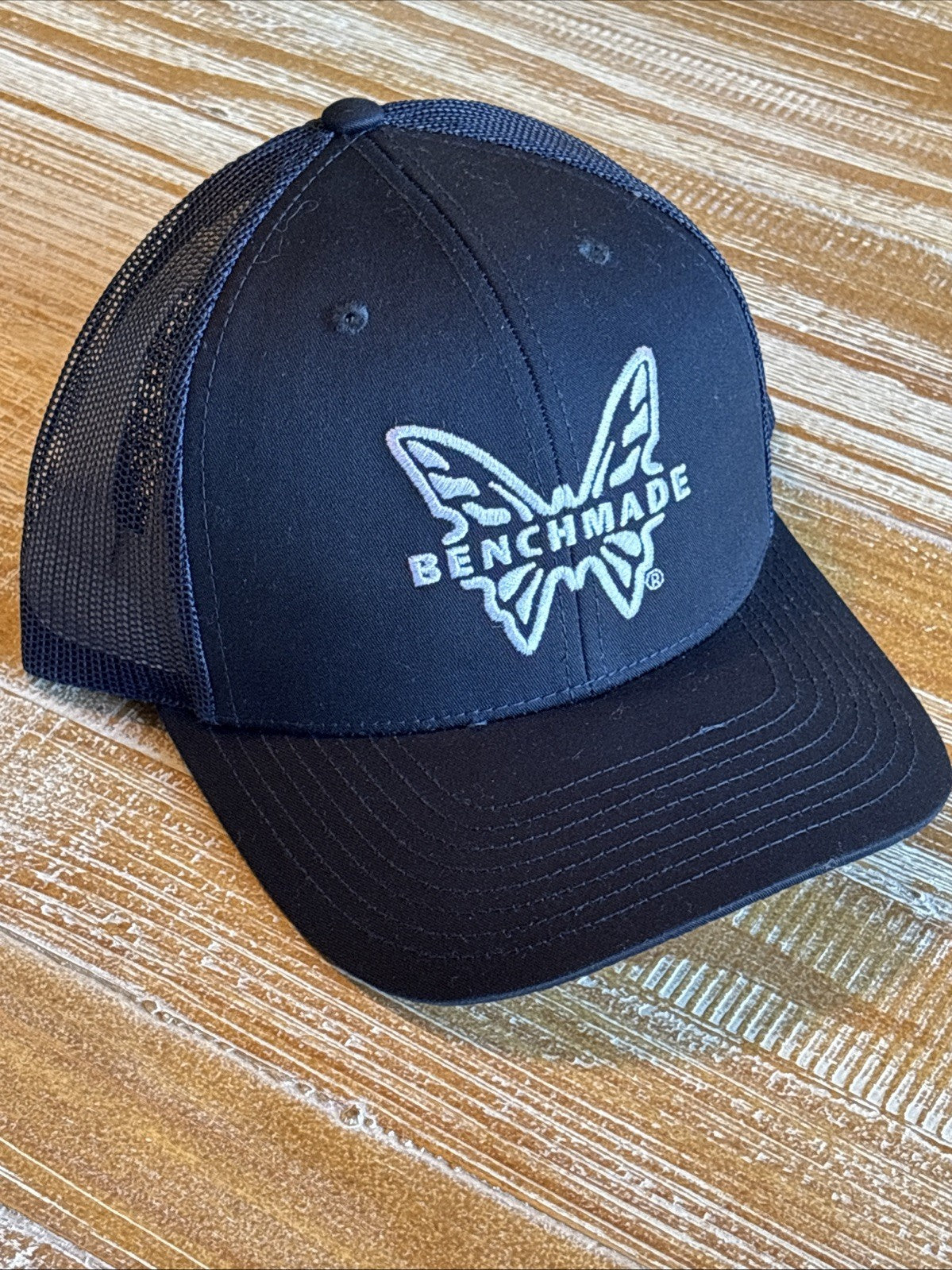 New Benchmade Knife Company Classic Hat Dark Blue Adjustable Trucker Snapback