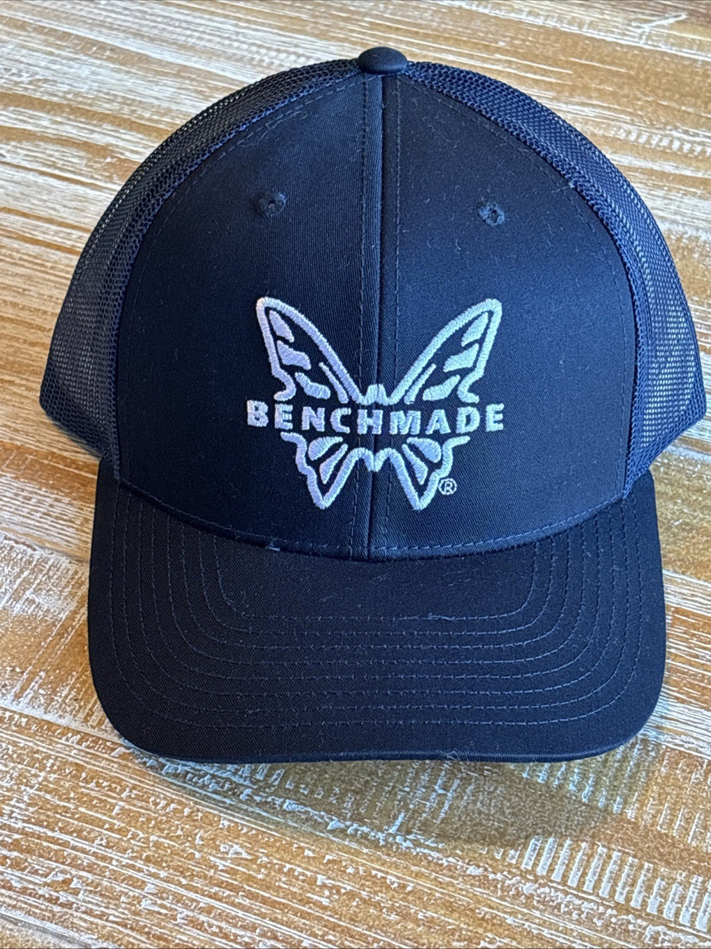 New Benchmade Knife Company Classic Hat Dark Blue Adjustable Trucker Snapback