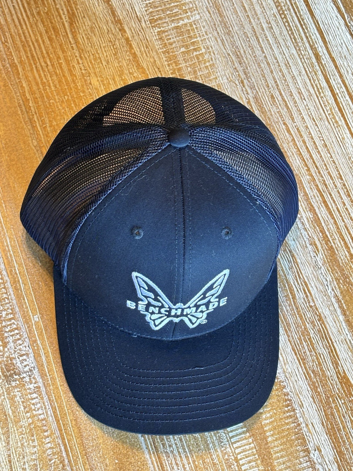 New Benchmade Knife Company Classic Hat Dark Blue Adjustable Trucker Snapback