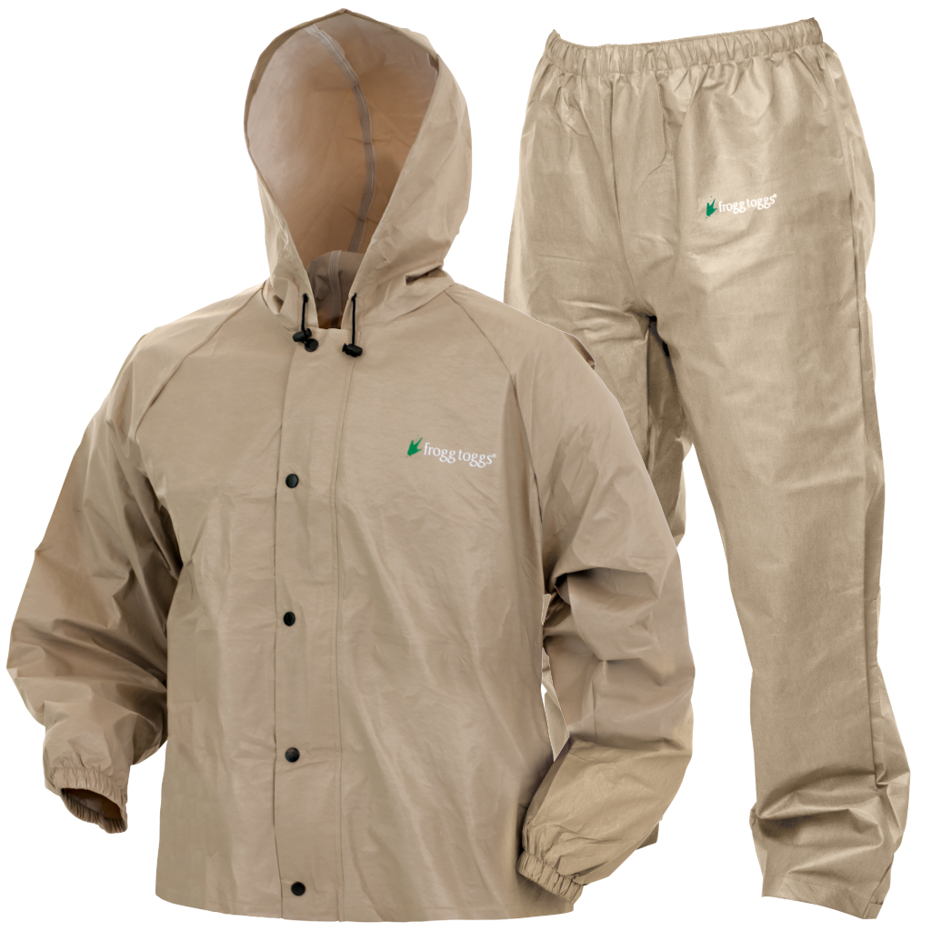 Frogg Toggs Pro Lite Suit Khaki, Size MD/LG