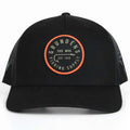 Grundens Men's Hook Trucker Adjustable Hat - Black One Size Fits Most