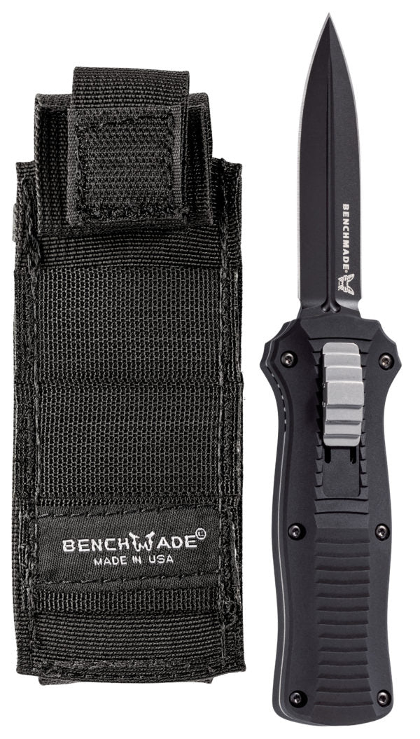 Benchmade Mini-Infidel Out-the-Front Auto Knife, Plain Edge, BK1 Blade 3350BK