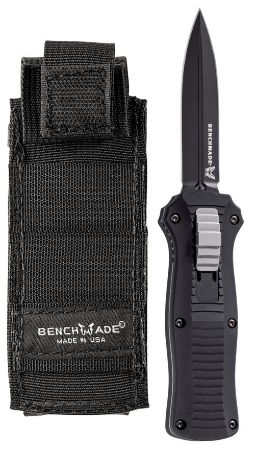 Benchmade Mini-Infidel Out-the-Front Auto Knife, Plain Edge, BK1 Blade 3350BK