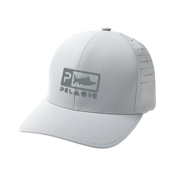 81534178 Icon Flexfit Delta Fishing Cap for Men, Light Gray - Large & Extra Large