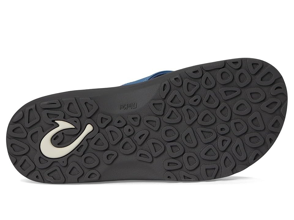 Men's OluKai Ohana Flip Flop Sandals 10 Blue Fog/Rock