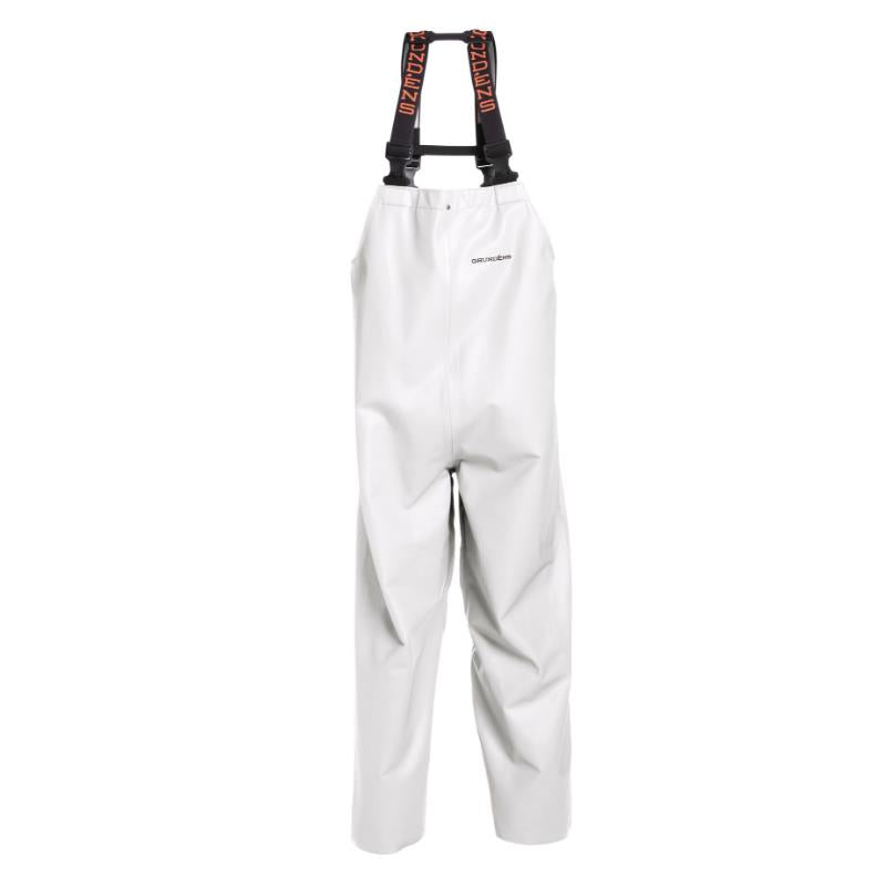 Grundens C116W Clipper 116 Bib Pant White - Size Medium
