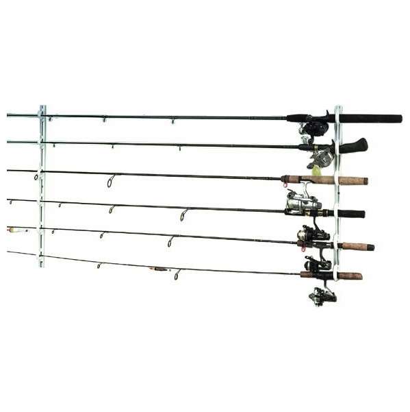 Du-Bro 2' Trac-a-Rod Fishing Rod Rack, Holds 6 Rods | by West Marine