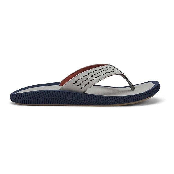 Men's OluKai Ulele Flip Flop Sandals 11 Ash/Ash