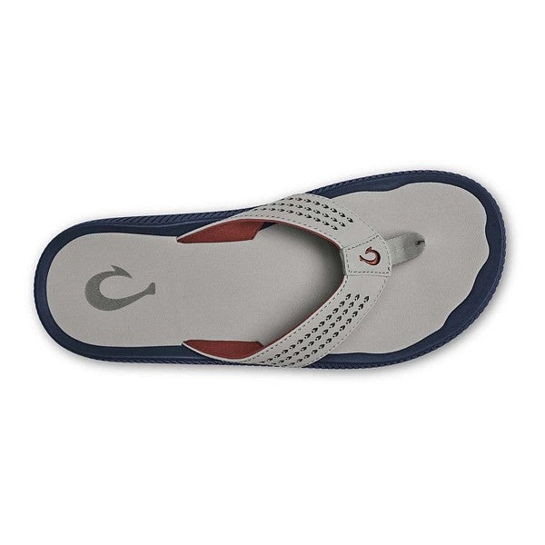 Men's OluKai Ulele Flip Flop Sandals 11 Ash/Ash