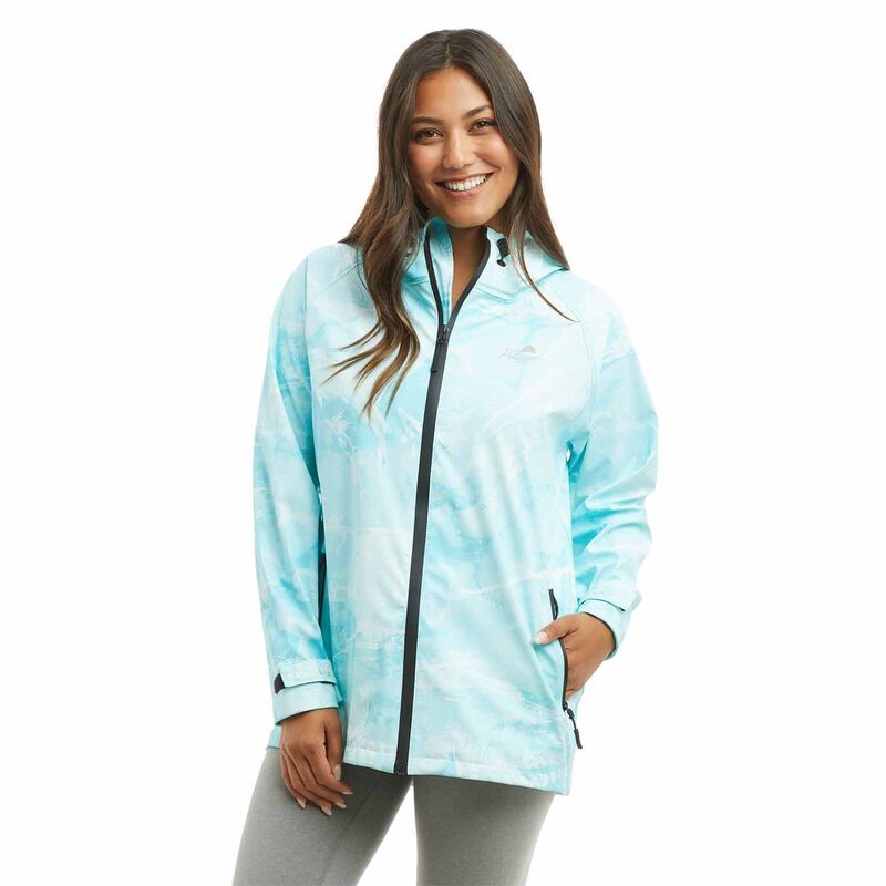 Pelagic Women's Open Seas Chubasco Jacket, in Tropical Blue, Size Medium | by West Marine