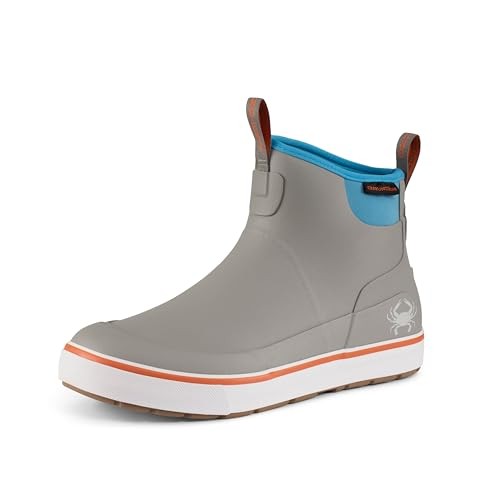 Grundéns Men’s DECK-BOSS Ankle Boot | Durable, Waterproof, Blue Crab, 11