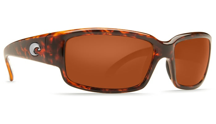 Costa Del Mar Caballito 9025 Sunglasses 902501 - 10 Tortoise - Copper 580p Men Rectangle